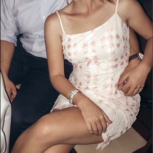 Gorgeous Gianni Bini pink cocktail dress!